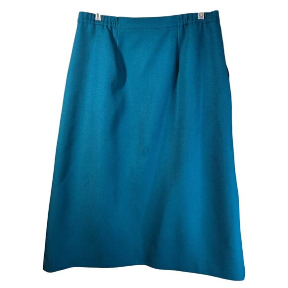 Haberdashery Teal Midi Skirt, Size 20W – Elegant & Versatile Staple [0290] - Picture 2 of 9
